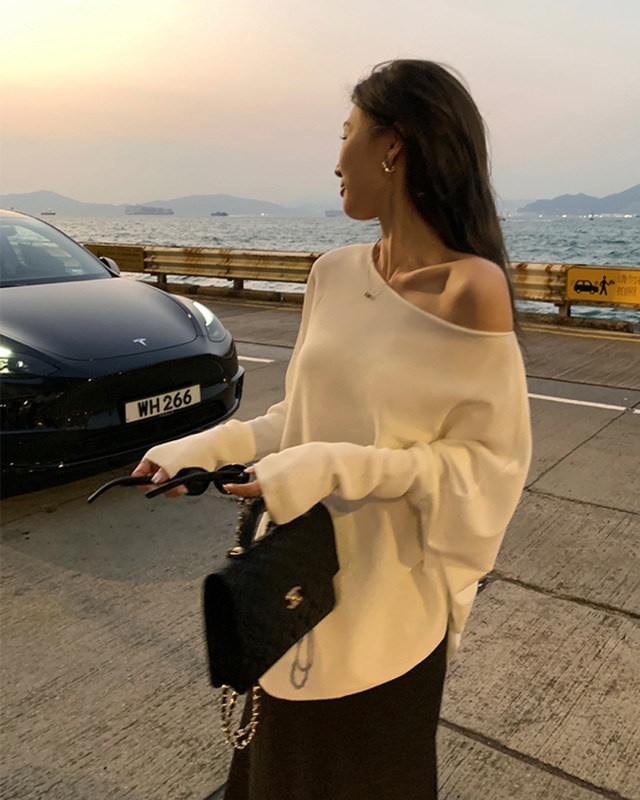 ワンショルダーリラックスカットソー　S25259