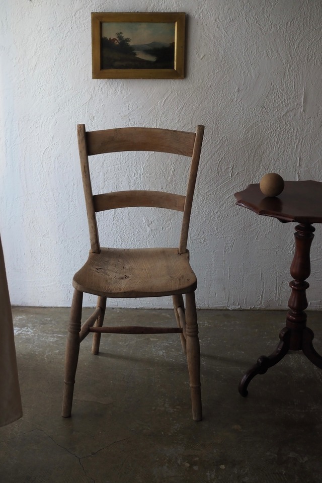 エルムキッチンチェア-antique wood chair