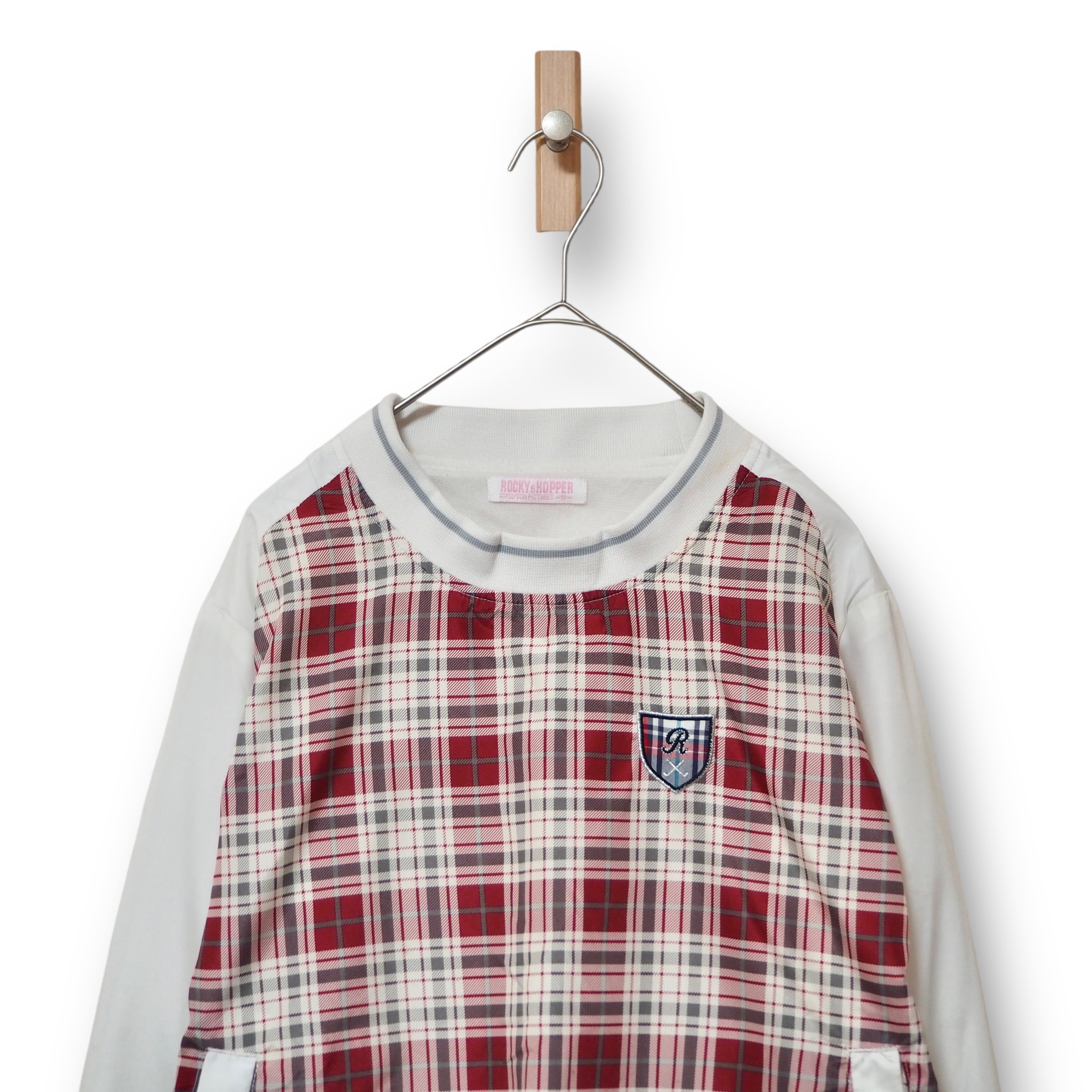 【VINTAGE】フェイクナイロンプルオーバー|Ladies