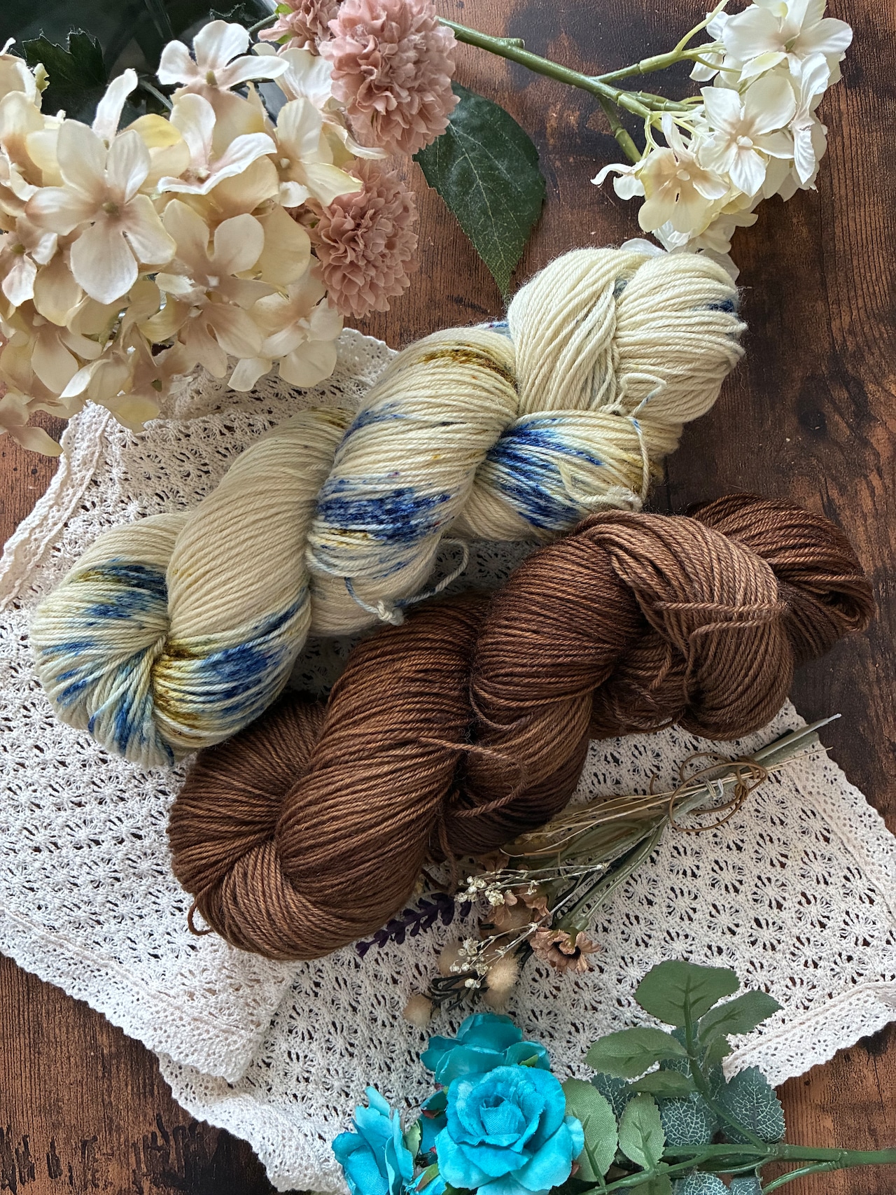 【受注販売: 10月中旬〜下旬に順次発送】冬の樹(meriyasu fingering, meriyasu sock, meriyasu BFL)・画像6