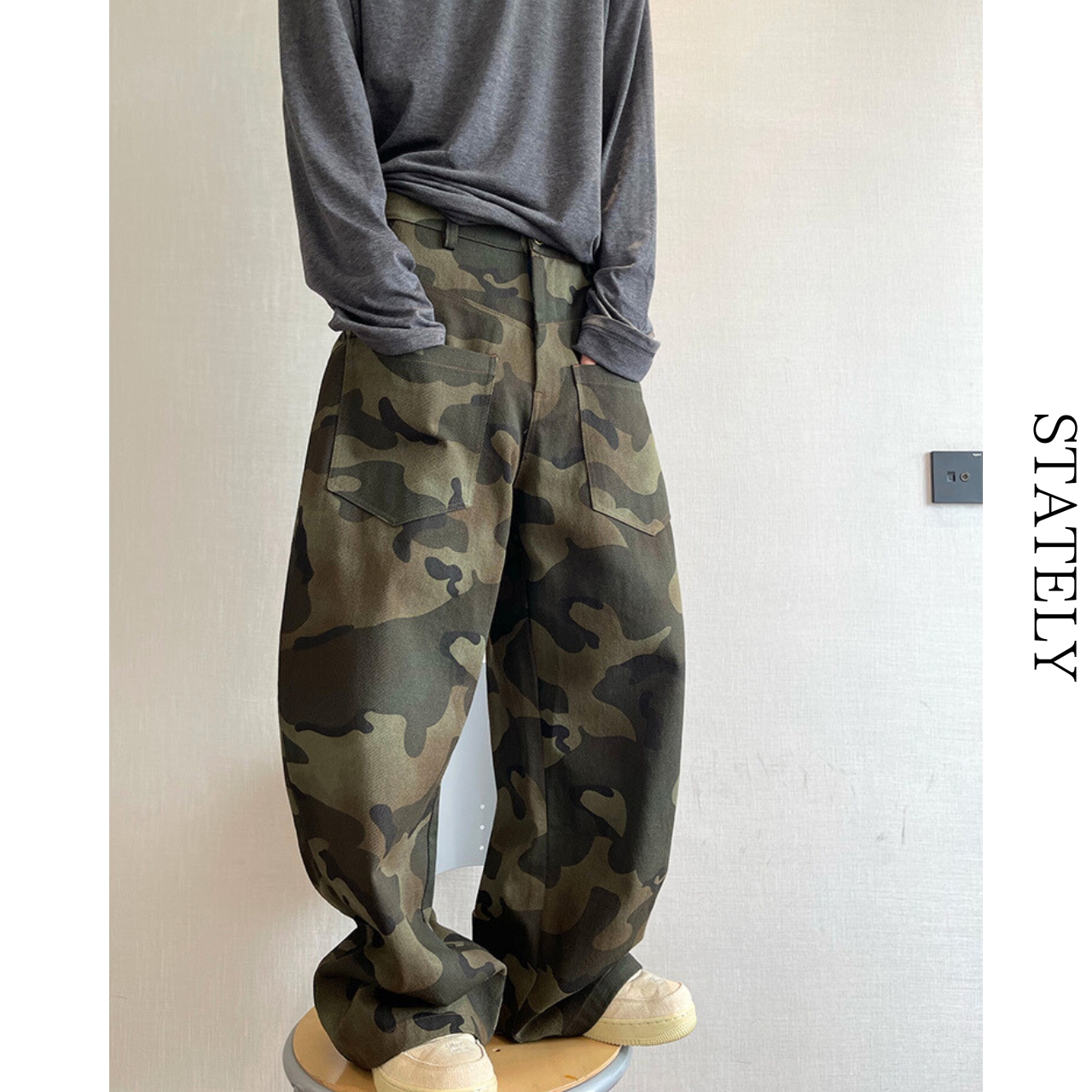 Camo Wide Work Pants_B84・画像14
