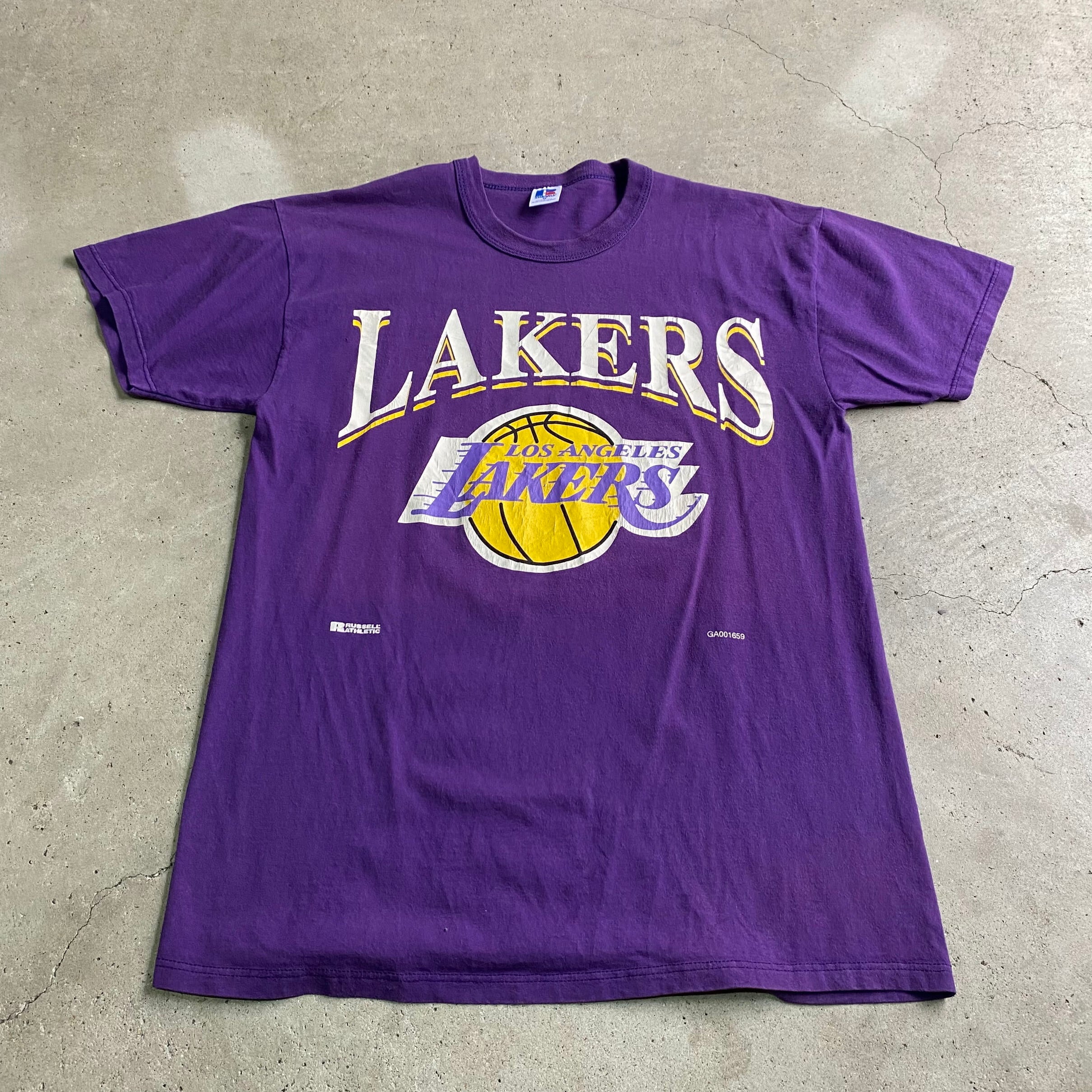 超希少 US製 レイカーズ 2002年 チャンピオンTシャツ  Lakers