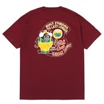 PORKY TEE/BURGUNDY