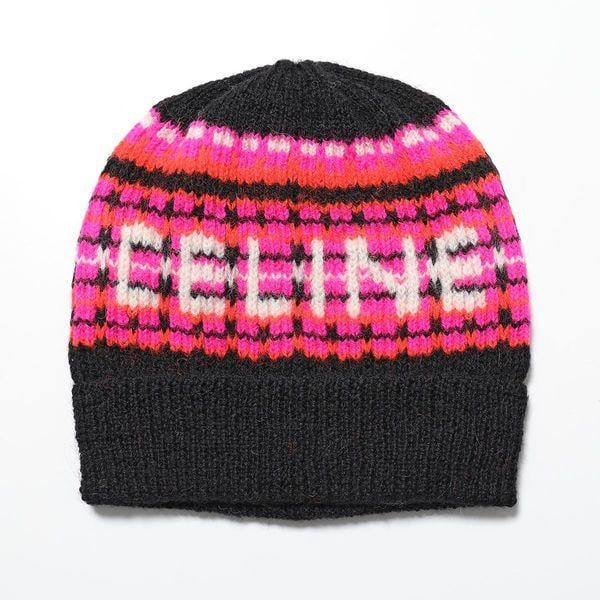 CELINE セリーヌ ニット帽 CELINE セリーヌ ニット帽 2AB10579S.24BK