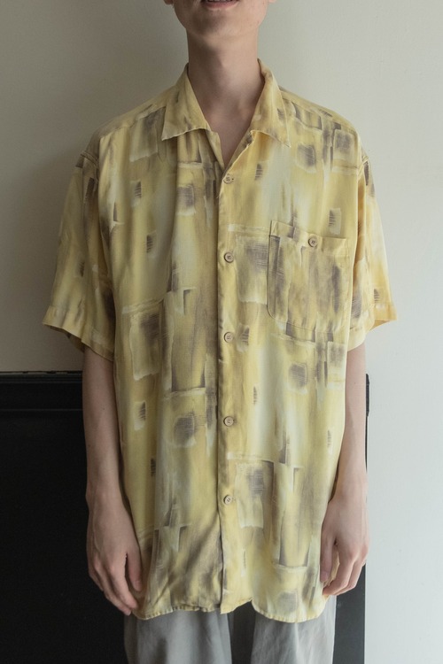 TULLIANO ウォッシャブルシルク S/Sシャツ　337B