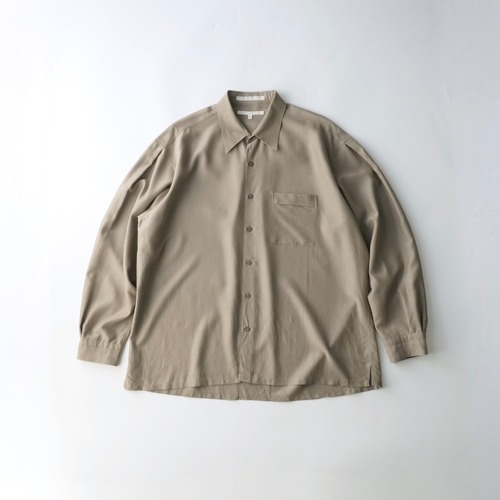 【PERRY ELLIS】90's L/S Shirt Rayon Polyester XL