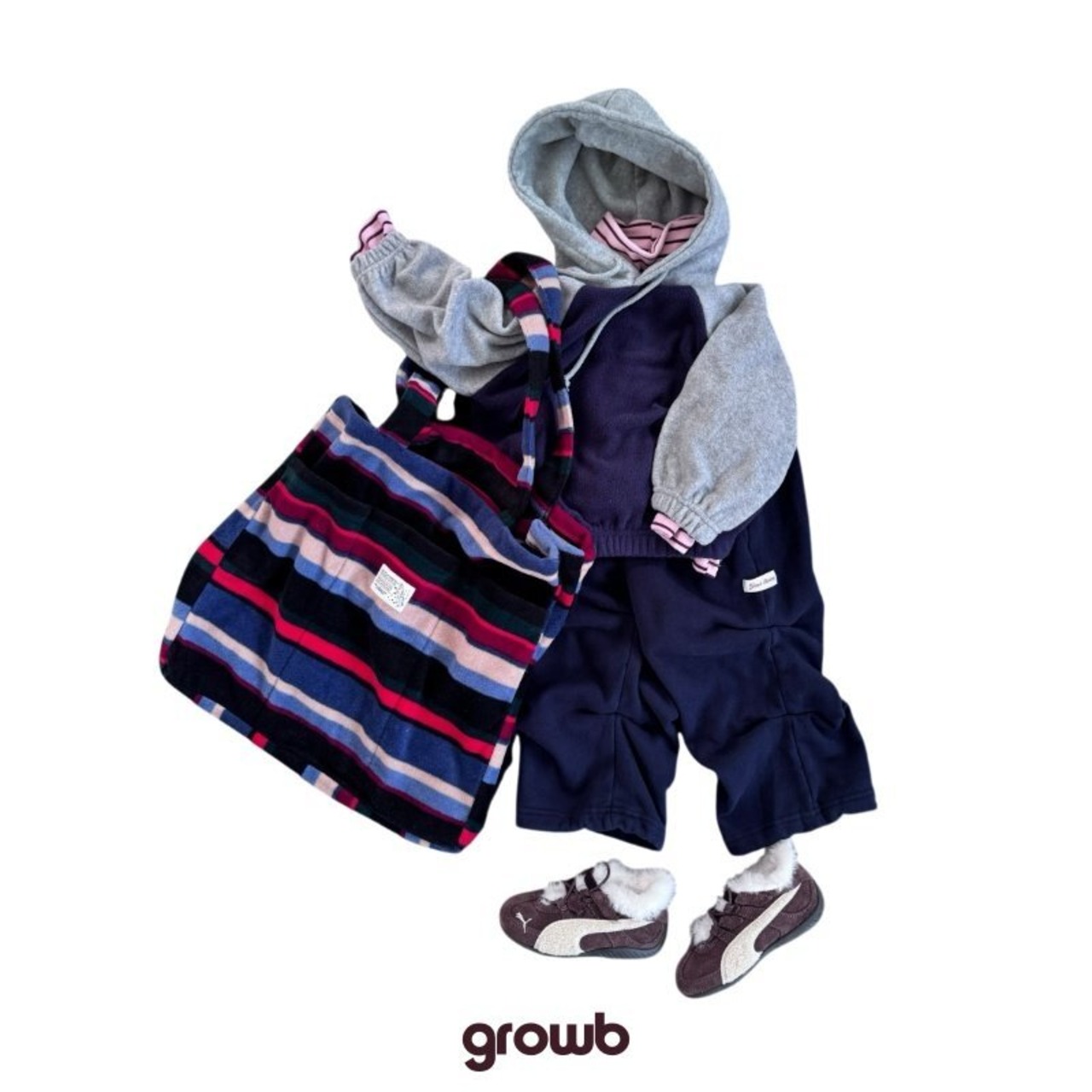 GROWB［取寄］log pants 26winter