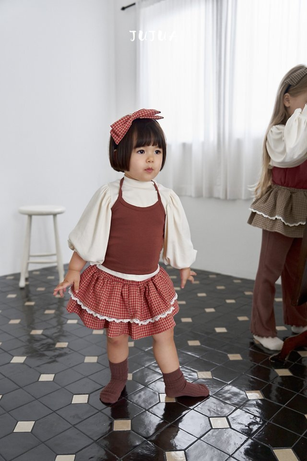 韓国子供服 / JUJUA / 26Autumn / ラブ タートルネック Tシャツ / 秋服 *XS~XL*