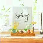 木製 ミニチュアガーデンフィギュア　1セット　オーナメント　卓上飾り　工芸品　プレゼント　置き物　ホームデコ　オブジェ　可愛い　雑貨　癒しグッズ