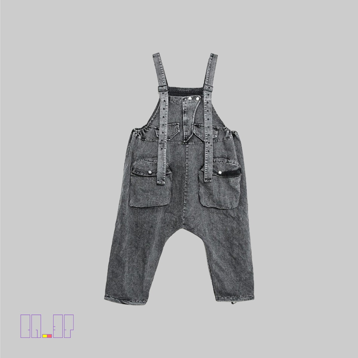 デニムオーバーオール 】 BR_3T X Oversized denim overalls 