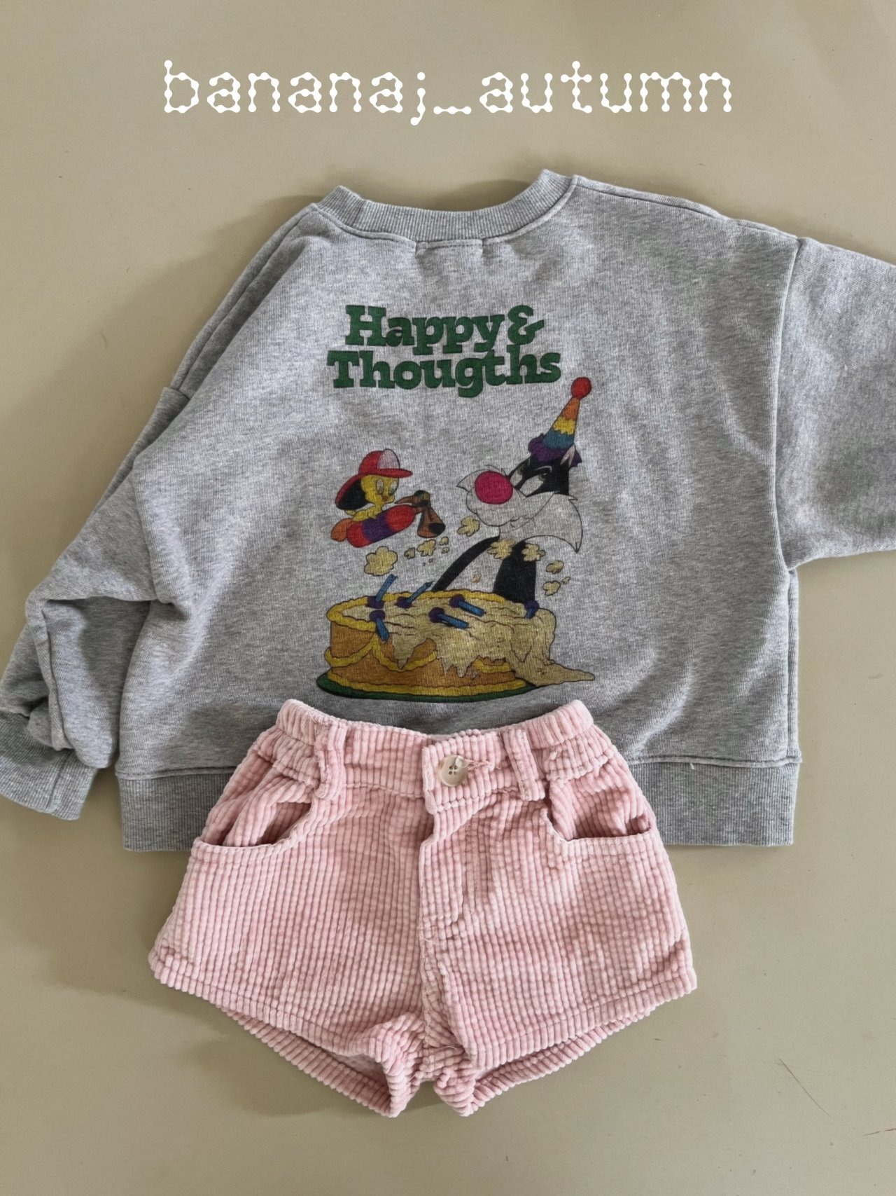 【Banana J】Happyスウェット メランジ 80〜110cm 241111 - 8