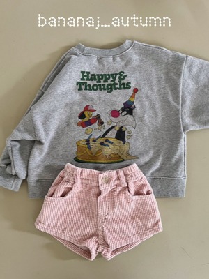 【Banana J】Happyスウェット メランジ 80〜110cm 241111
