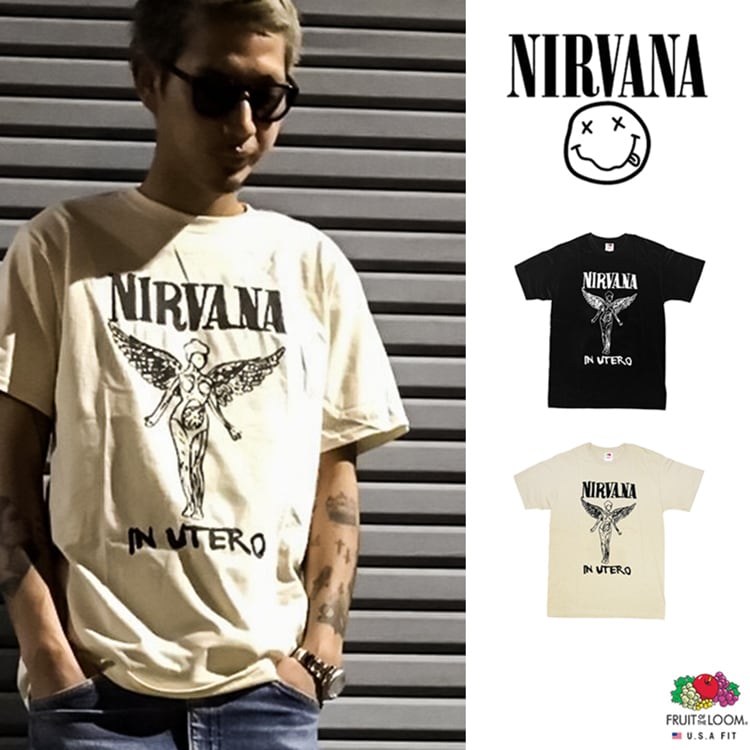 NIRVANA半袖ｔシャツNEVERMINDバンド