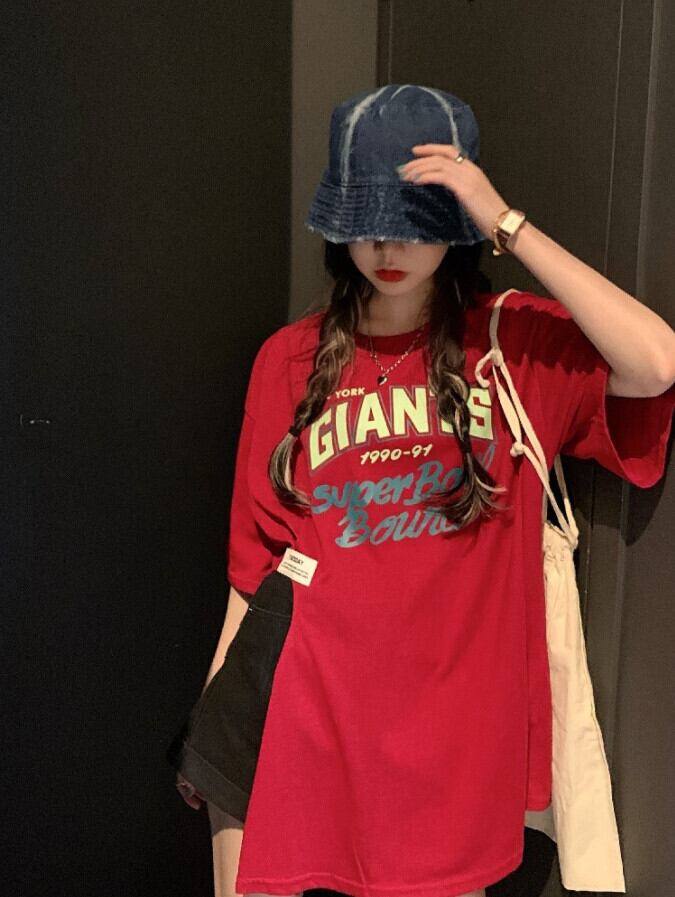 サマールーズプリント半袖スリーブTシャツ ショート ハーフスリーブ 夏物 モンロー12416289423