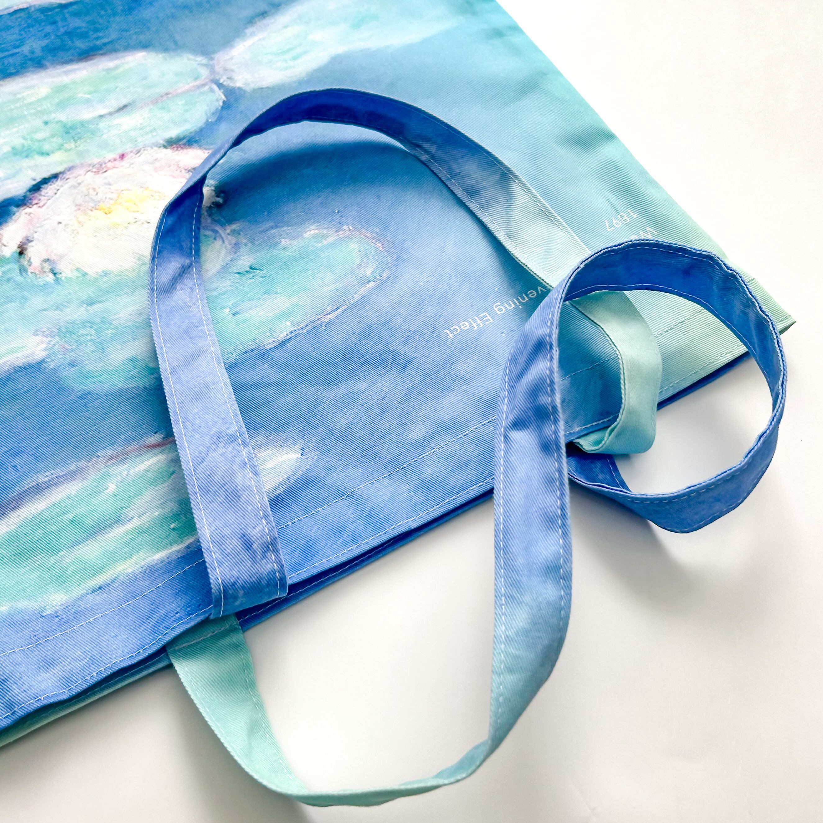 モネ トートバッグ ブルー 睡蓮 Evening Effect 1897 ＜東京都