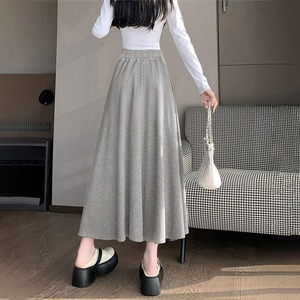 ロングスカート ラメ入り フレア レディース 春秋冬 韓国 おしゃれ 大人 かわいい きれいめ キラキラ ゆったり 体型カバー ハイウエスト ウエストゴム 大人可愛い 大人女子