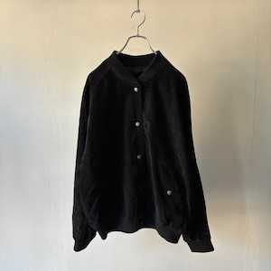 -EVAN DAVIES- botão suède blouson