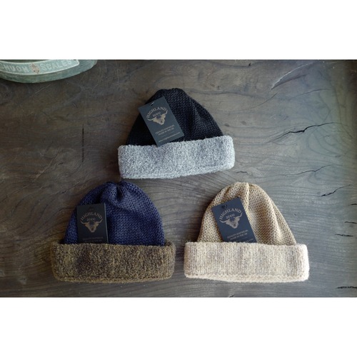 highland2000｜Tubular Bobcap -British wool / Boucle（made in UK）Unisex