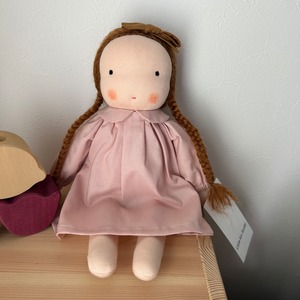 Little Kin Studio/送料無料 Medium Doll (pink long sleeve)