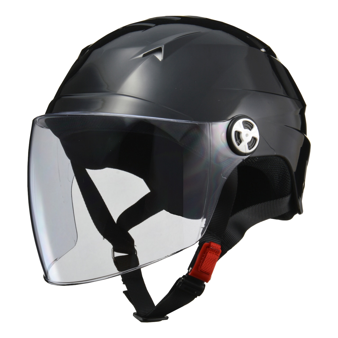 【公式】SERIO RE-41　ハーフヘルメット　ブラック　LLサイズ