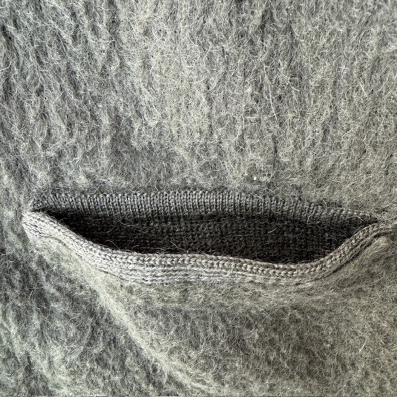 60s モヘアカーディガン モスグリーン 画像7