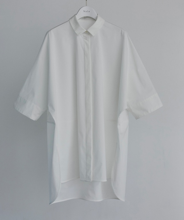 Relax over shirt  【White】