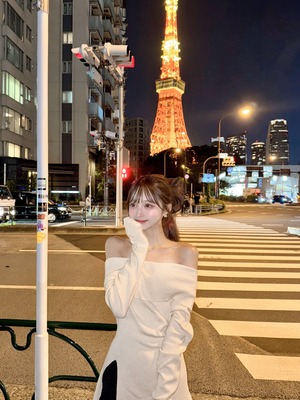 SALE★（40％OFF✨SALE）即納★チュールスカート付き★オフショルニットワンピ