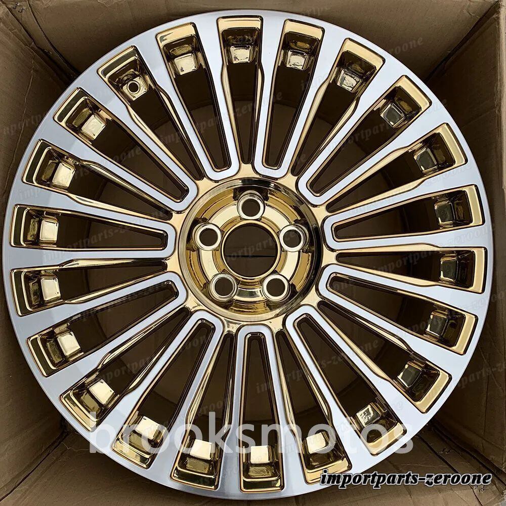 2013-2017 キャデラック XTS 20インチクロームゴールドmスタイル
