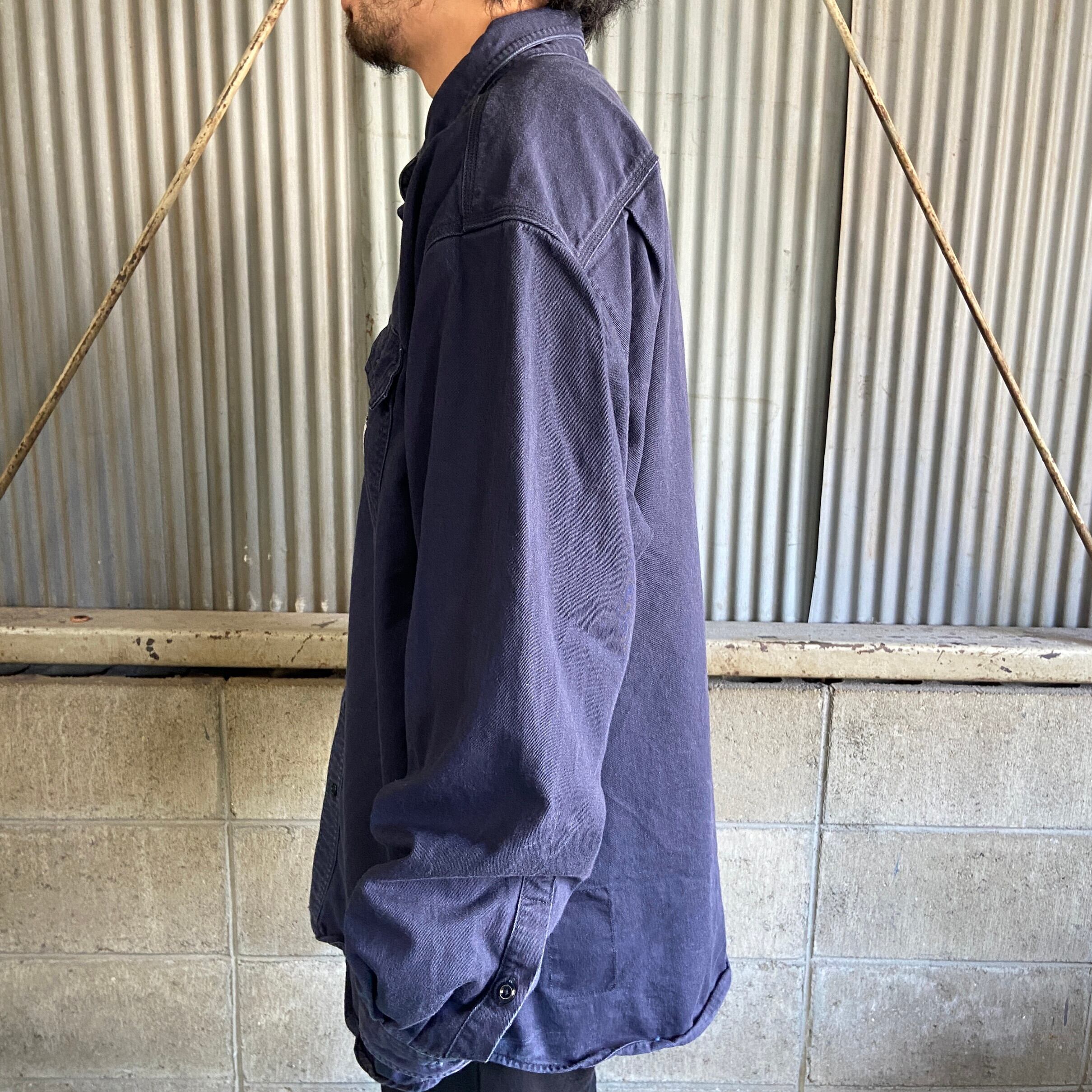 桜瑪瑙 CARHARTT ビッグサイズ ワークシャツ 4XL グレー | alamiah.edu.sa