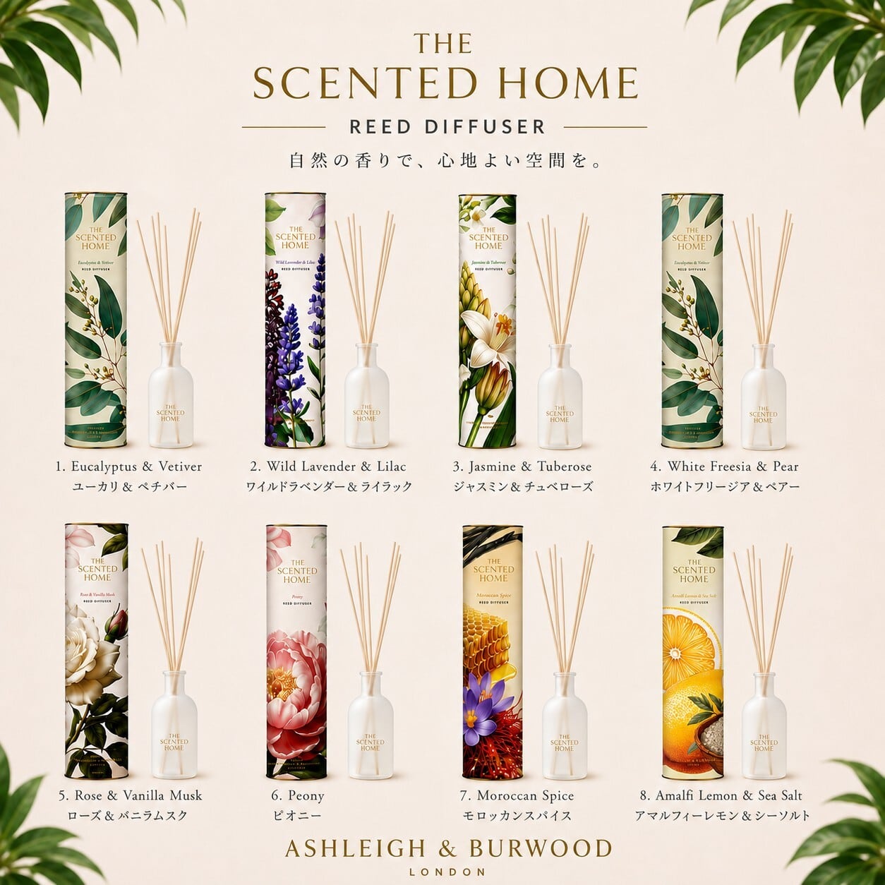 アシュレイ&バーウッド リードディフューザー 150ml 輸入雑貨 RESHDIF