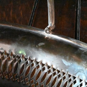 Basket / バスケット〈 プレート・シルバー・トレー・カフェ・店舗什器・アンティーク・ヴィンテージ 〉113997