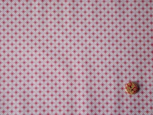 Moda Sally’s Stiches 1840-1860（サリーのステッチ） ピンクの幾何学模様