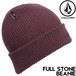 ニットキャップ カフビーニー VOLCOM ボルコム FULL STONE BEANIE D5832202 VINTAGE VIOLET 日本代理店正規品