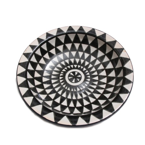 HandMadeMoroccanManganPottery