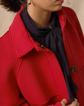 Lanvin / Mesh Belted Coat