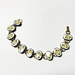 40's Vintage Bliss Brothers Vermail Enamel Bracelet