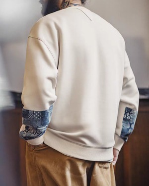 Retro Patchwork Sweatshirt  K0229