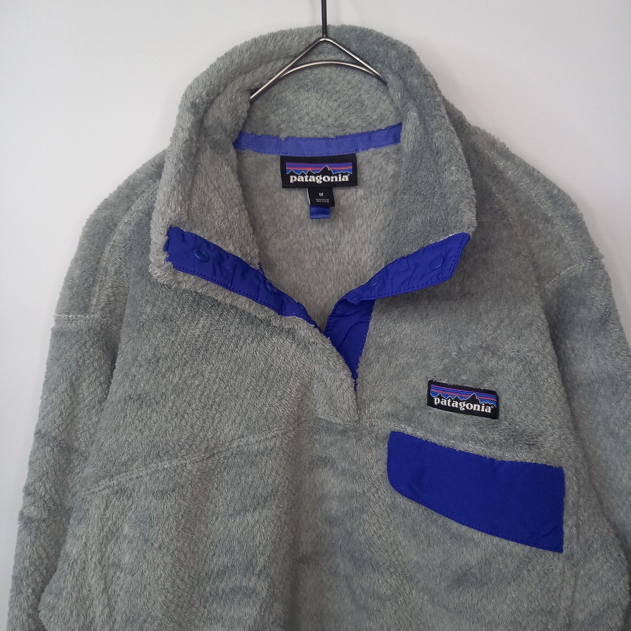 パタゴニア　ロスガトス　ボアフリース　スナップT　ポーラテック　廃盤　グレー　M