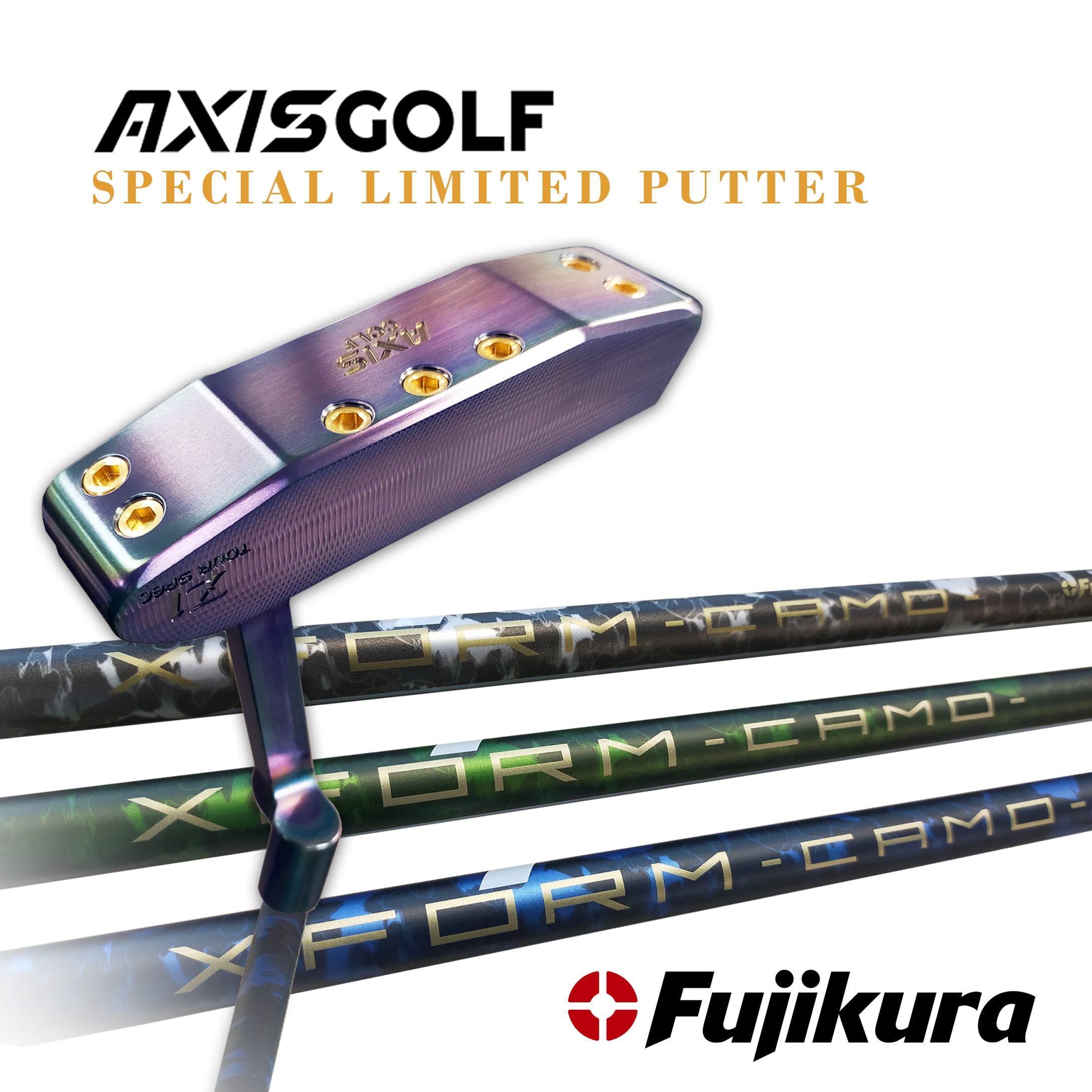 オンラインショップ限定】Z1 PUTTER（AXIS GOLF）× MC PUTTER XFROM