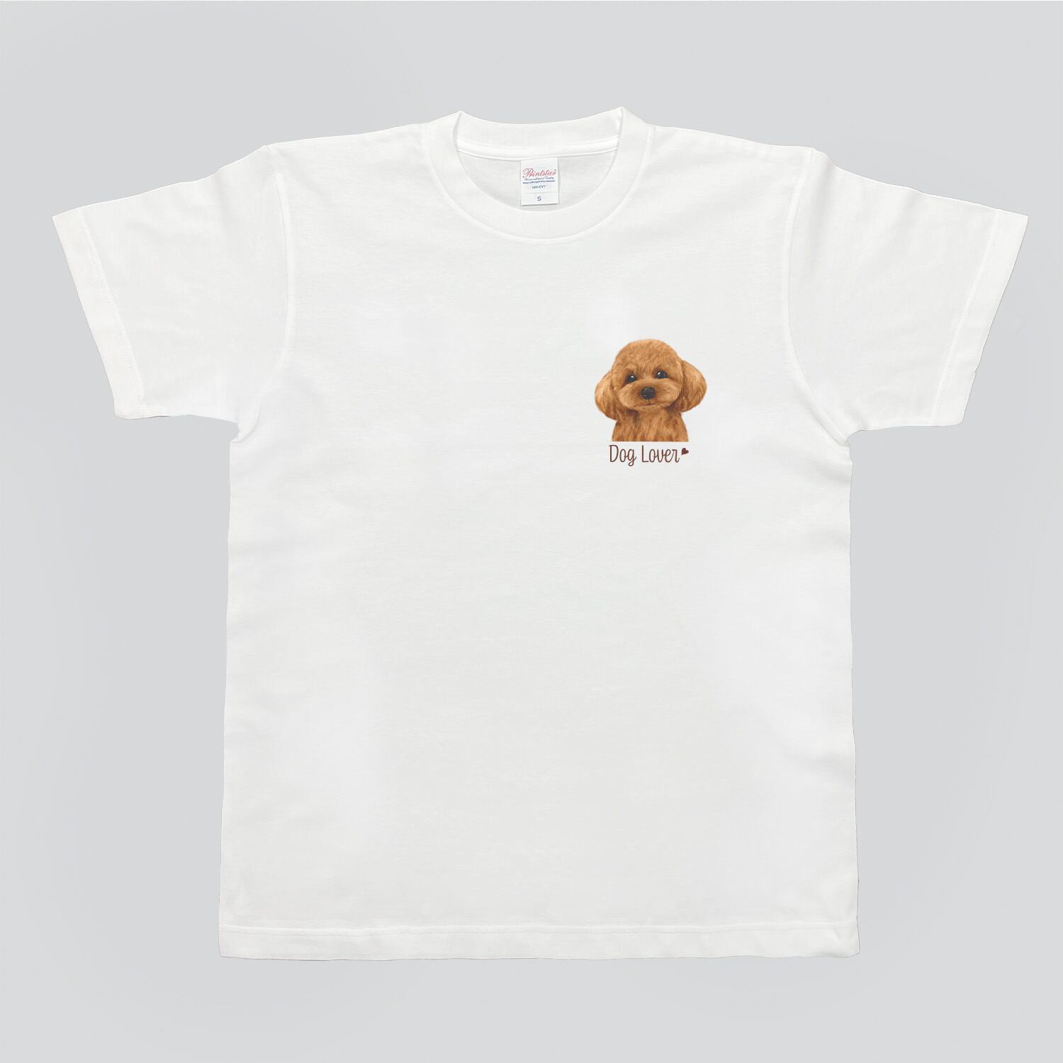 トイプードル 水彩画風 毛色8色 】 Tシャツ おしゃれ かわいい 犬
