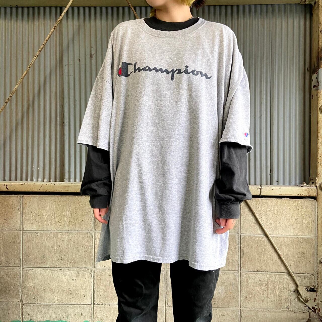 メンズ チャンピオン 灰色 グレー Tシャツ メンズ スニケス メンズ Shineray Com Br