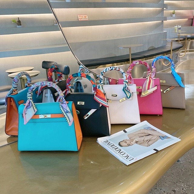 skarf handle bag（6color）　＜b10002＞