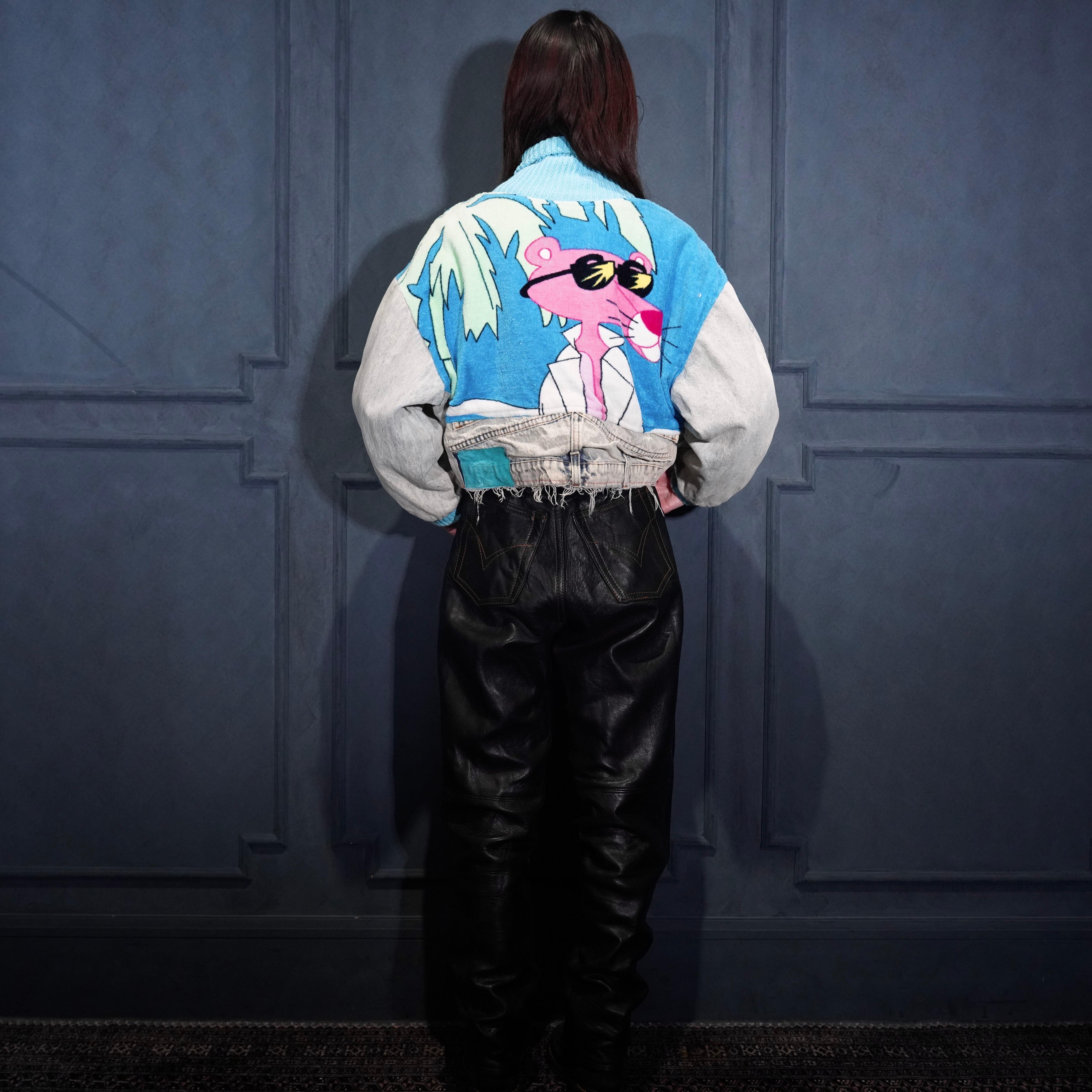 90s ヴィンテージ アメリカ古着 40着セット 希少 90's USA VINTAGE TOO CUTE SHORT LENGTH REMAKE DESIGN DENIM ZIP UP