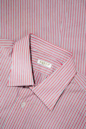【DEAD-STOCK】90's "ARNYS PARIS" Cotton Stripe Pattern French Cuffs Shirt