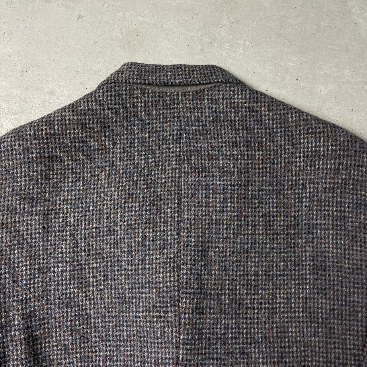 80年代 USA製 HARRIS TWEED ハリスツイード ウールテーラード 