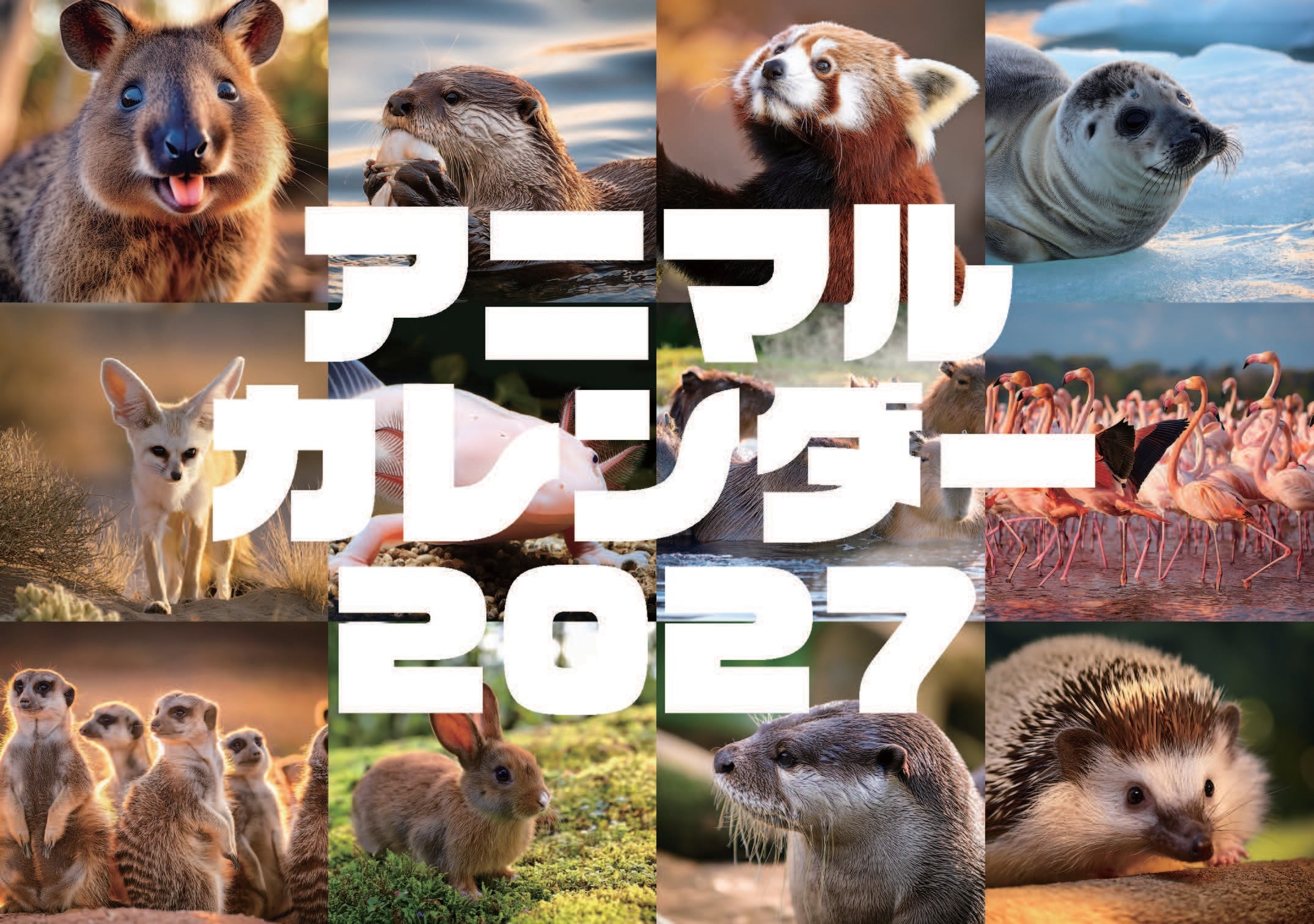 2027【TBKオリジナル卓上カレンダー】(人気動物)