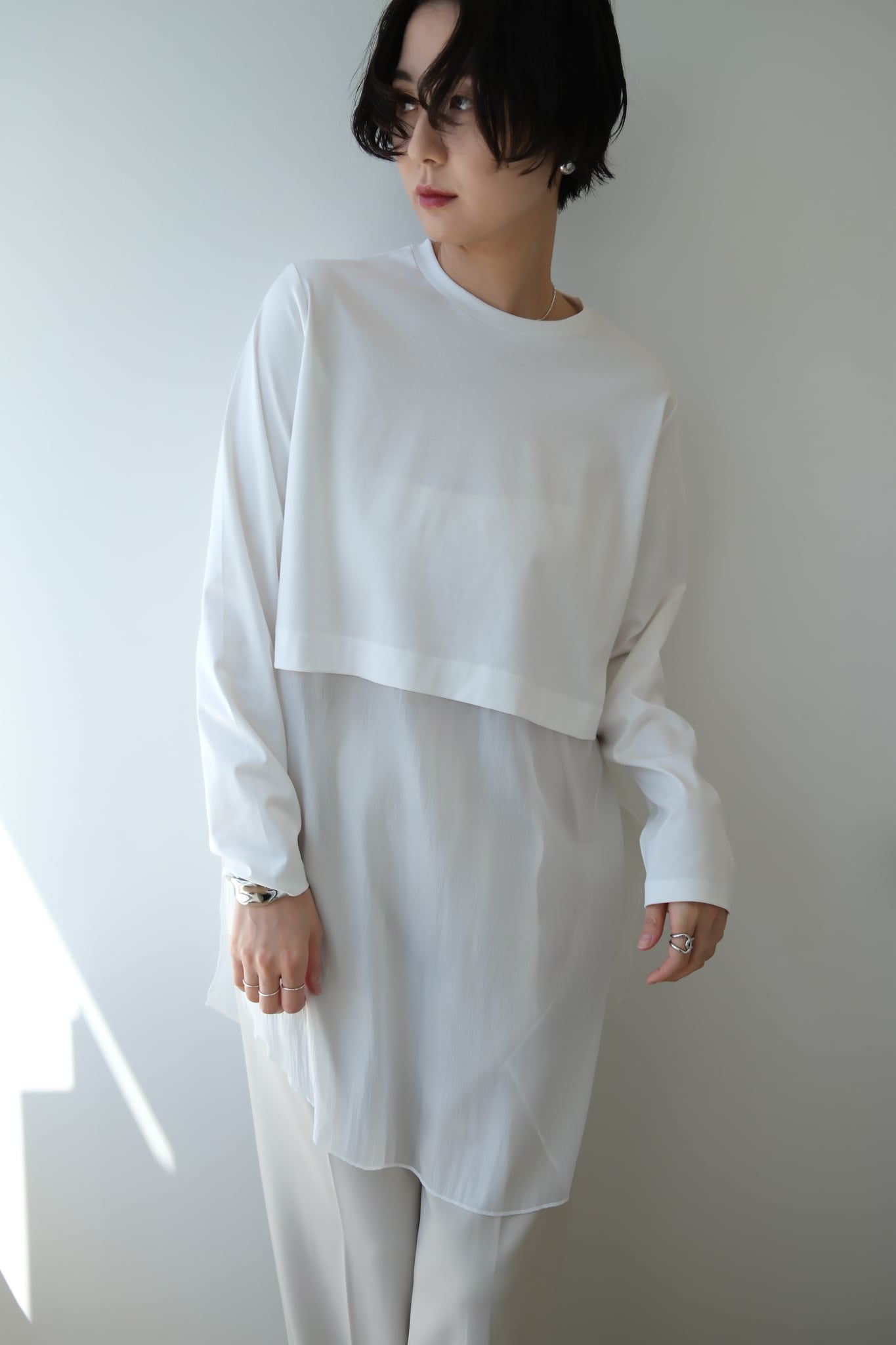 TODAYFUL Border Long T-shirts ボーダーロングTシャツ CharcoalGray