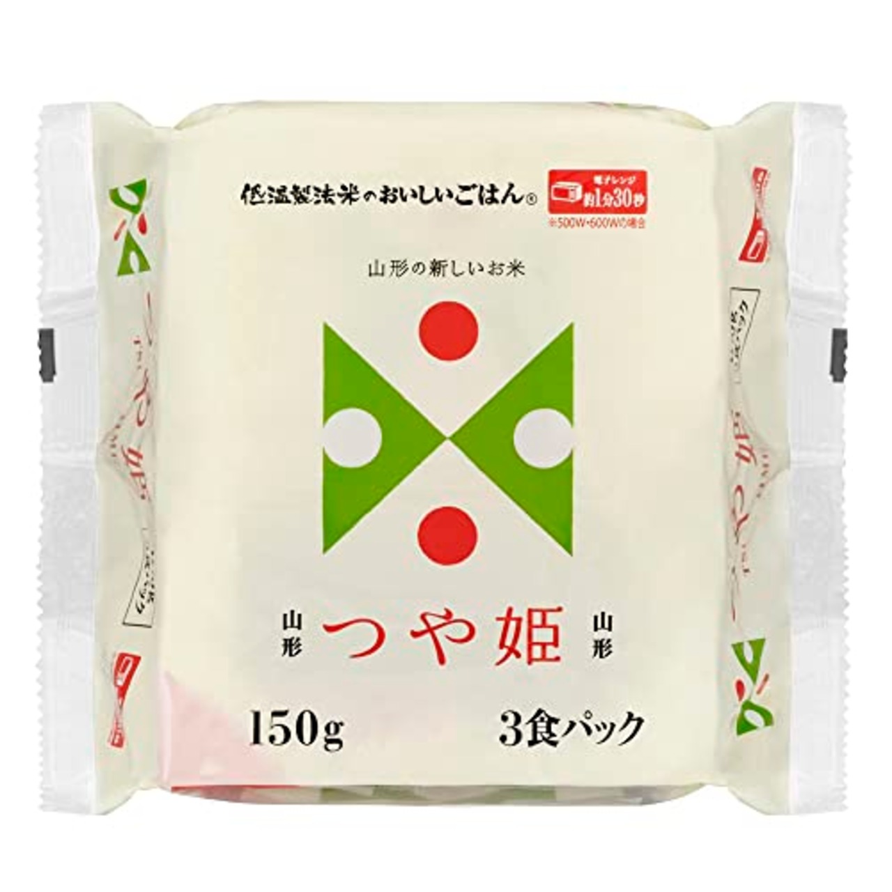 アイリスオーヤマ パックご飯 山形県産 つや姫 150g×3P 低温製法米 非常食 米 レトルト