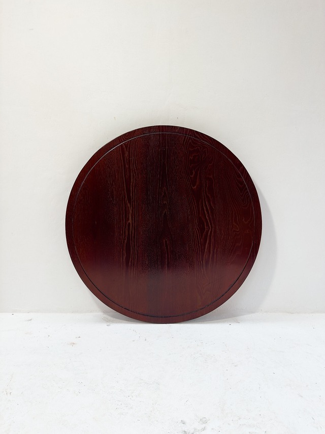こっくり朱の丸座卓（折脚）