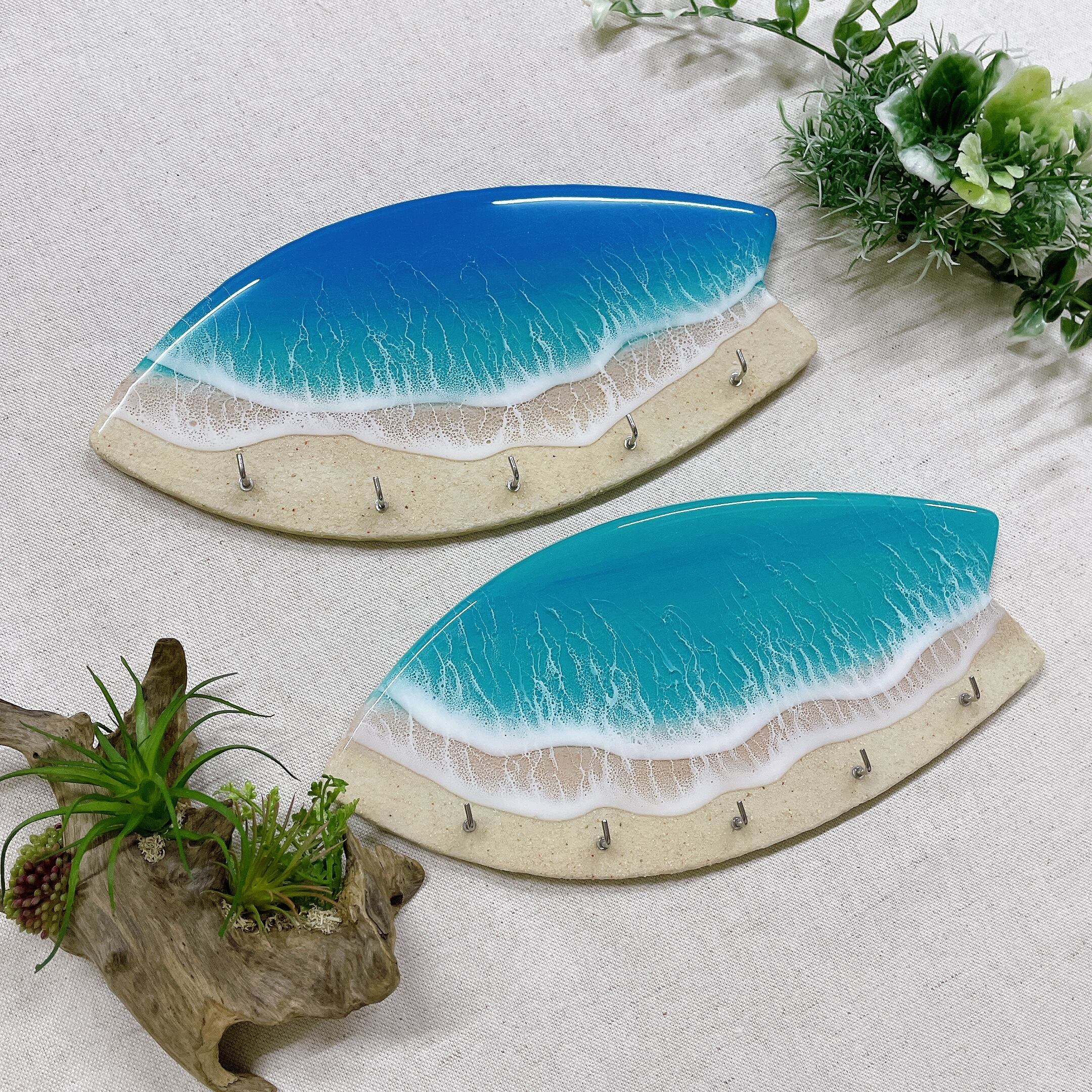 オーダー品 〉海のレジンアート・シーサー（中） | WASS